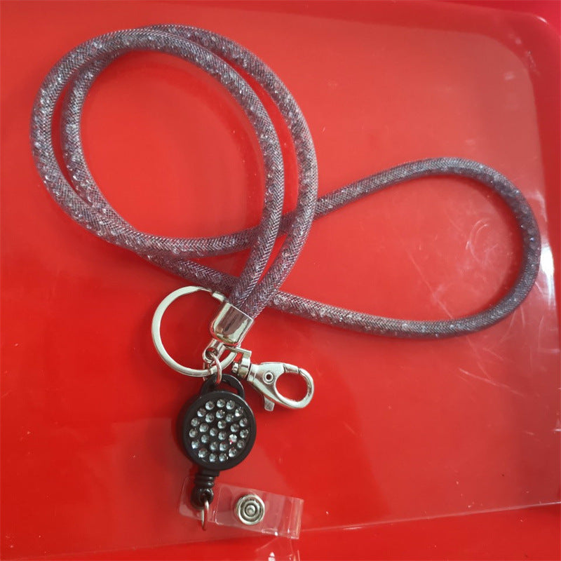 Wholesale Plastic Fishing Nets with Diamond Hanging Ropes and Keychains