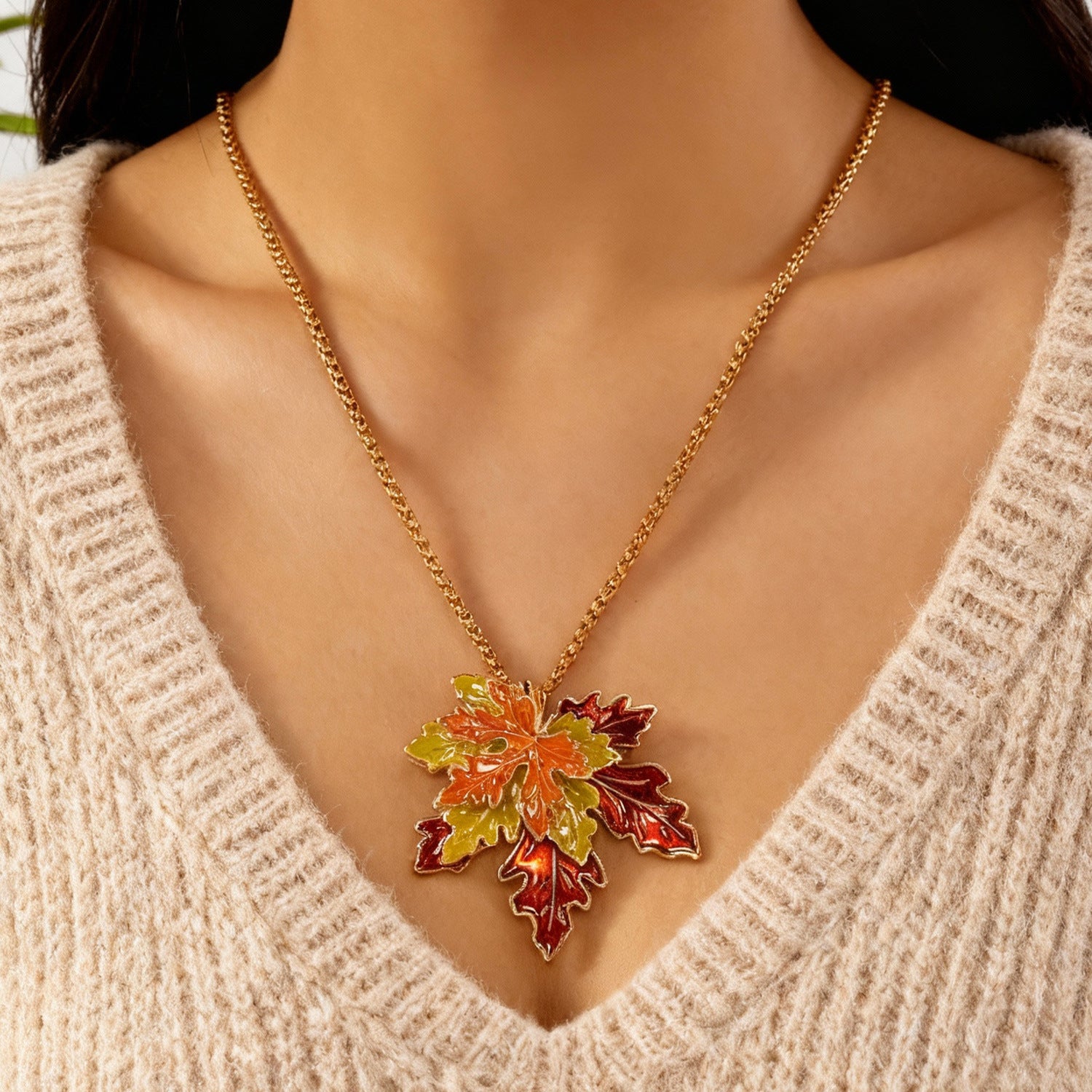 Wholesale Maple Leaf Necklace