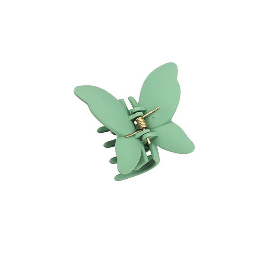 Wholesale Butterfly Frosted ABS Hair Clips