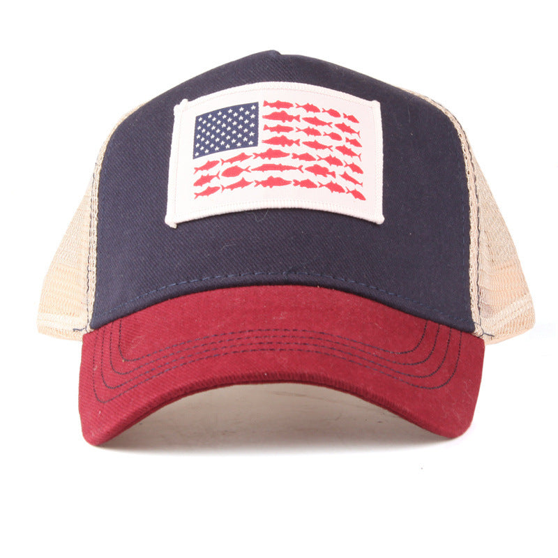 Wholesale Cotton American Flag Camouflage Baseball Cap