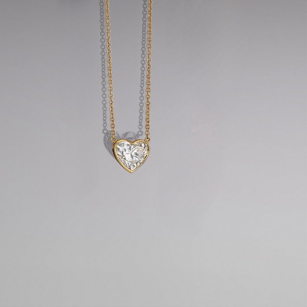 Wholesale Chic Geometric Layering Pendant Necklace With Artificial Crystal Copper Jewelry Accessory Everyday Gift And Boutique Resale