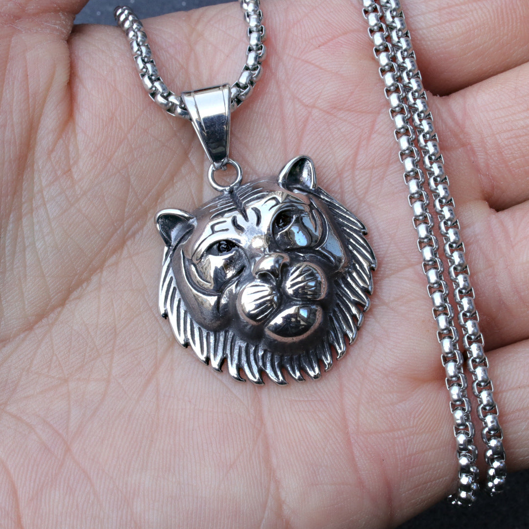 Wholesale Punk Retro Skull Coffin Pendant Necklace Stainless Steel Gothic Fashion Accessory For Gift And Layering