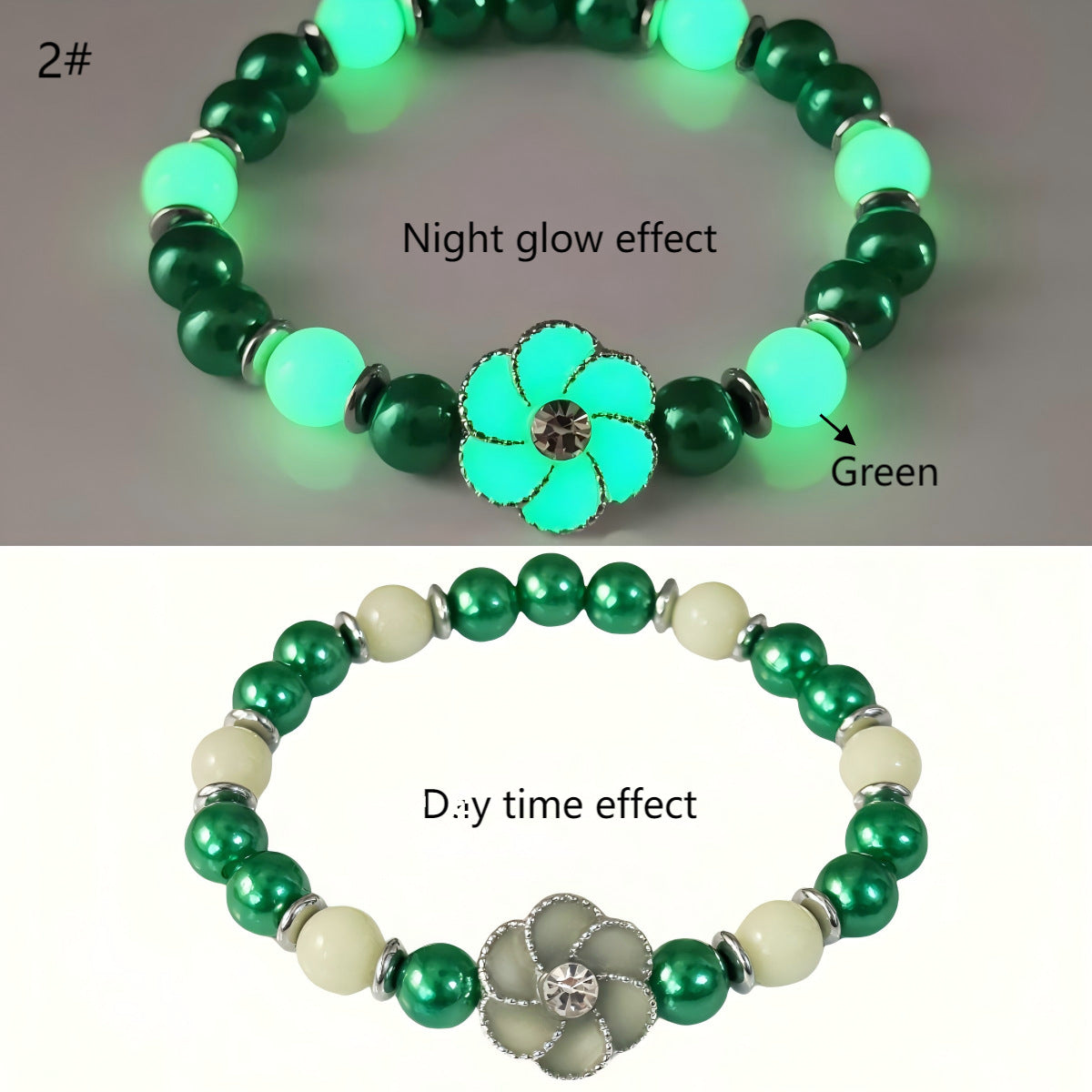 Wholesale 5pcs Dreamy Luminous Rotating Sunflower Bracelet