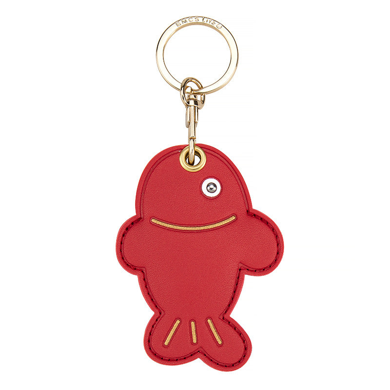 Wholesale PU Fruit Koi Access Card Set Keychain