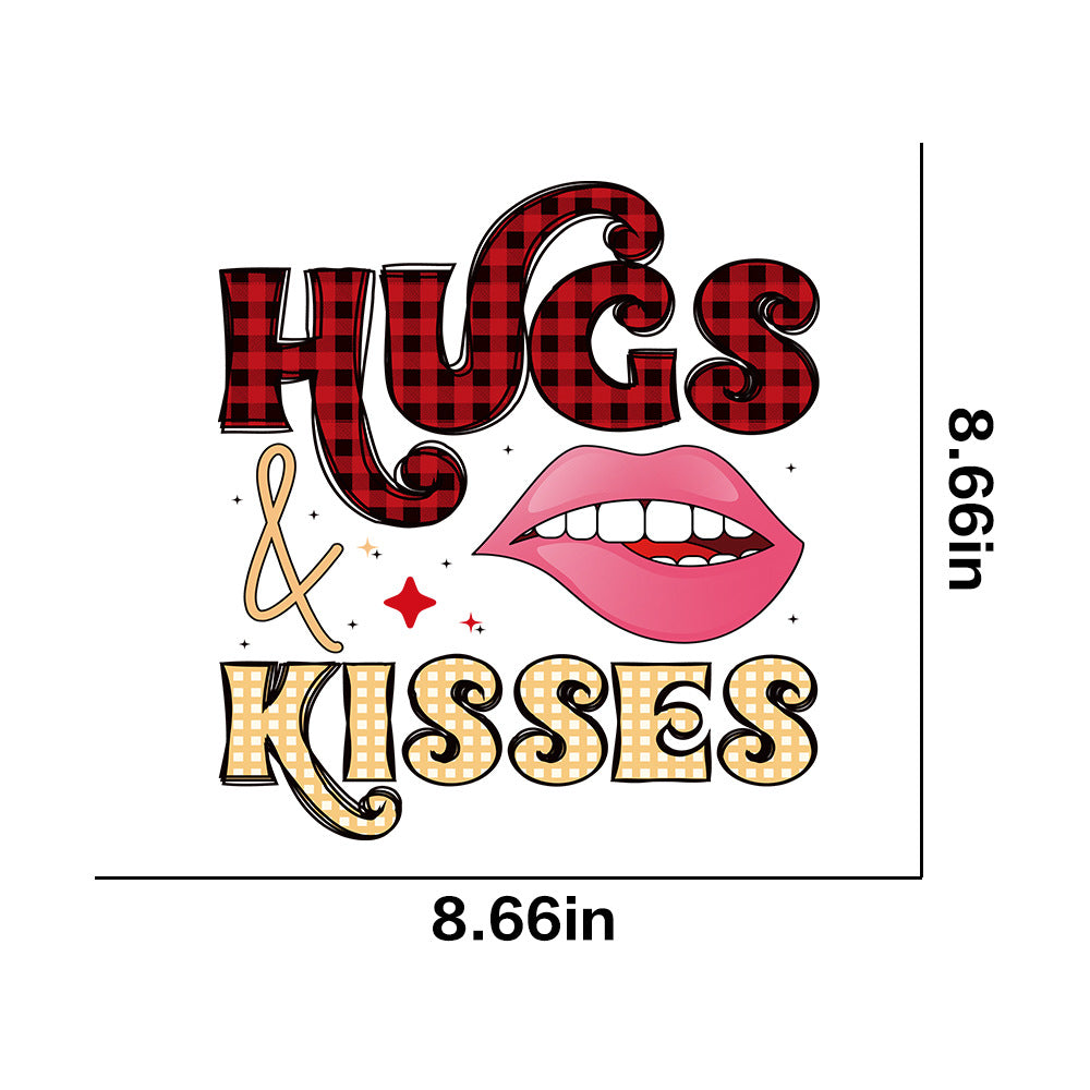 Wholesale 10pcs Pink Love Bear Valentine's Day UV DTF Ready to Press Transfers Wraps