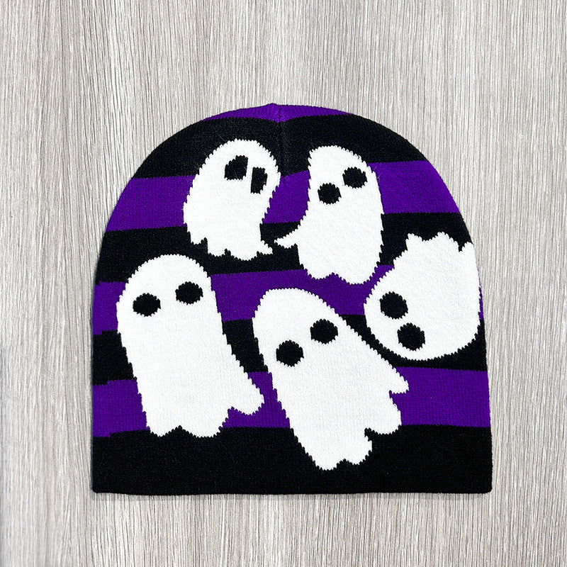 Wholesale Acrylic Halloween Ghost Wool Hats