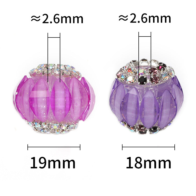 Wholesale 20pcs Heavy Duty Petal Rhinestone Chain Beads