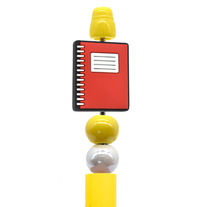 Wholesale Random 100pcs Cartoon School Series Focal Beads