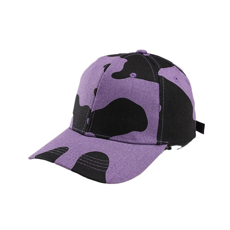 Wholesale Popular Cow Pattern Baseball Cap