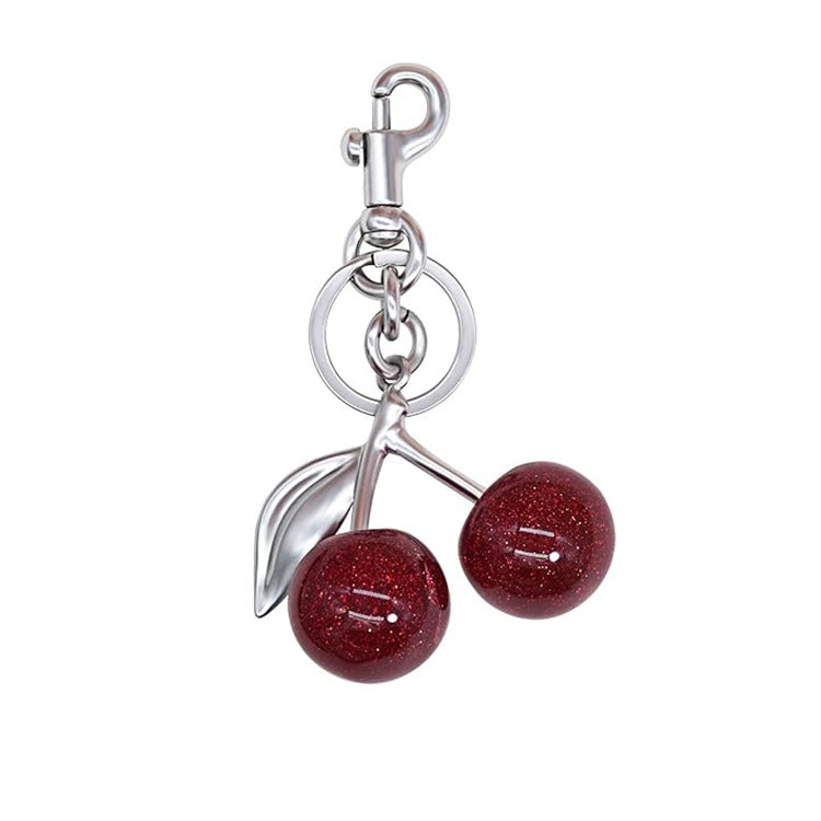 Wholesale Crystal Cherry Keychain Bag Pendant