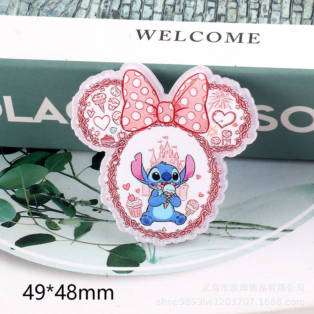 Wholesale Cute cartoon character and animal accessories in acrylic OLY Exclusive
