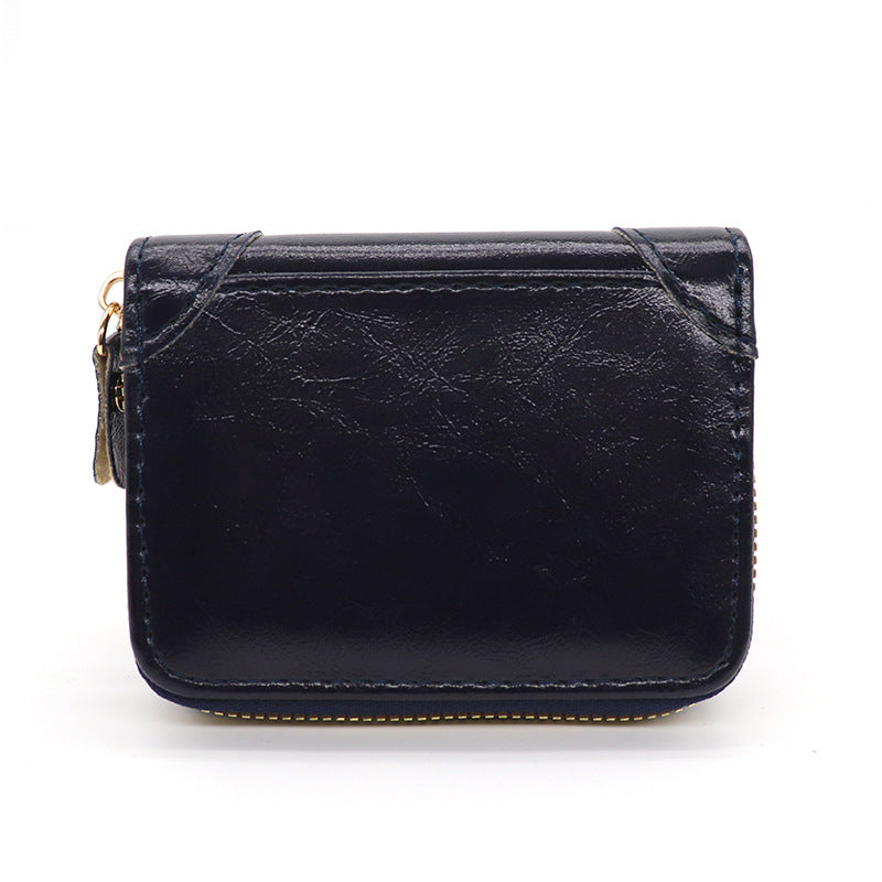 Wholesale Large-Capacity Card Holder Zipper Wallet