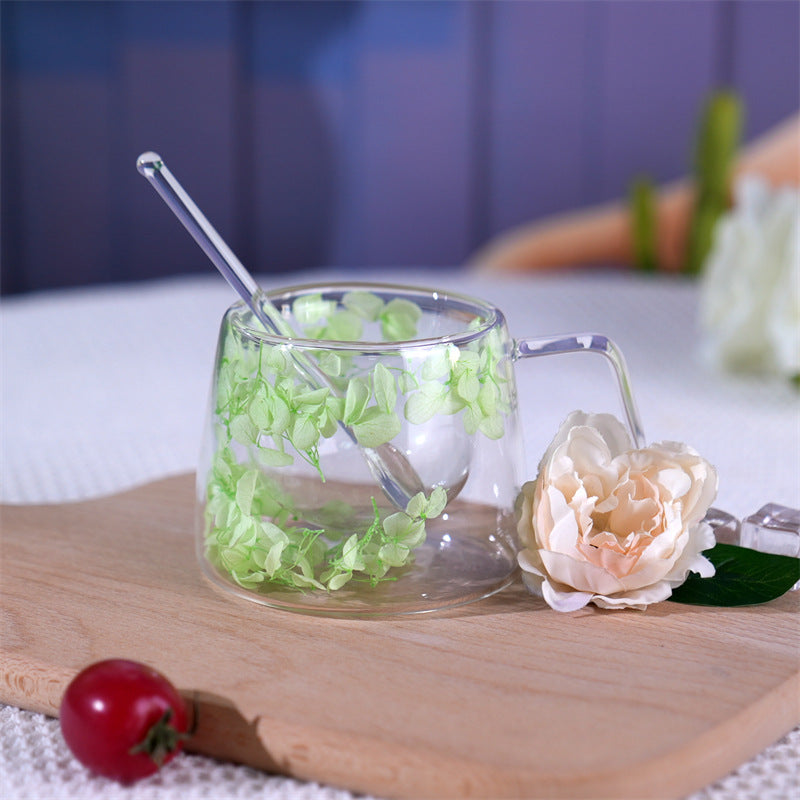 Wholesale Double-layer Universal Creative Plant Flower with Straw Cup