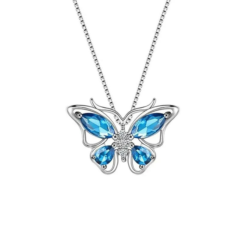 Wholesale Butterfly Rhinestone Crystal Alloy Ring Earrings Necklace