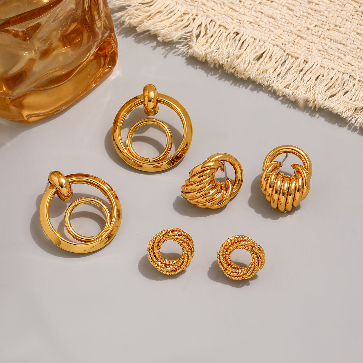 Wholesale Stainless Steel Round Hoop Earrings