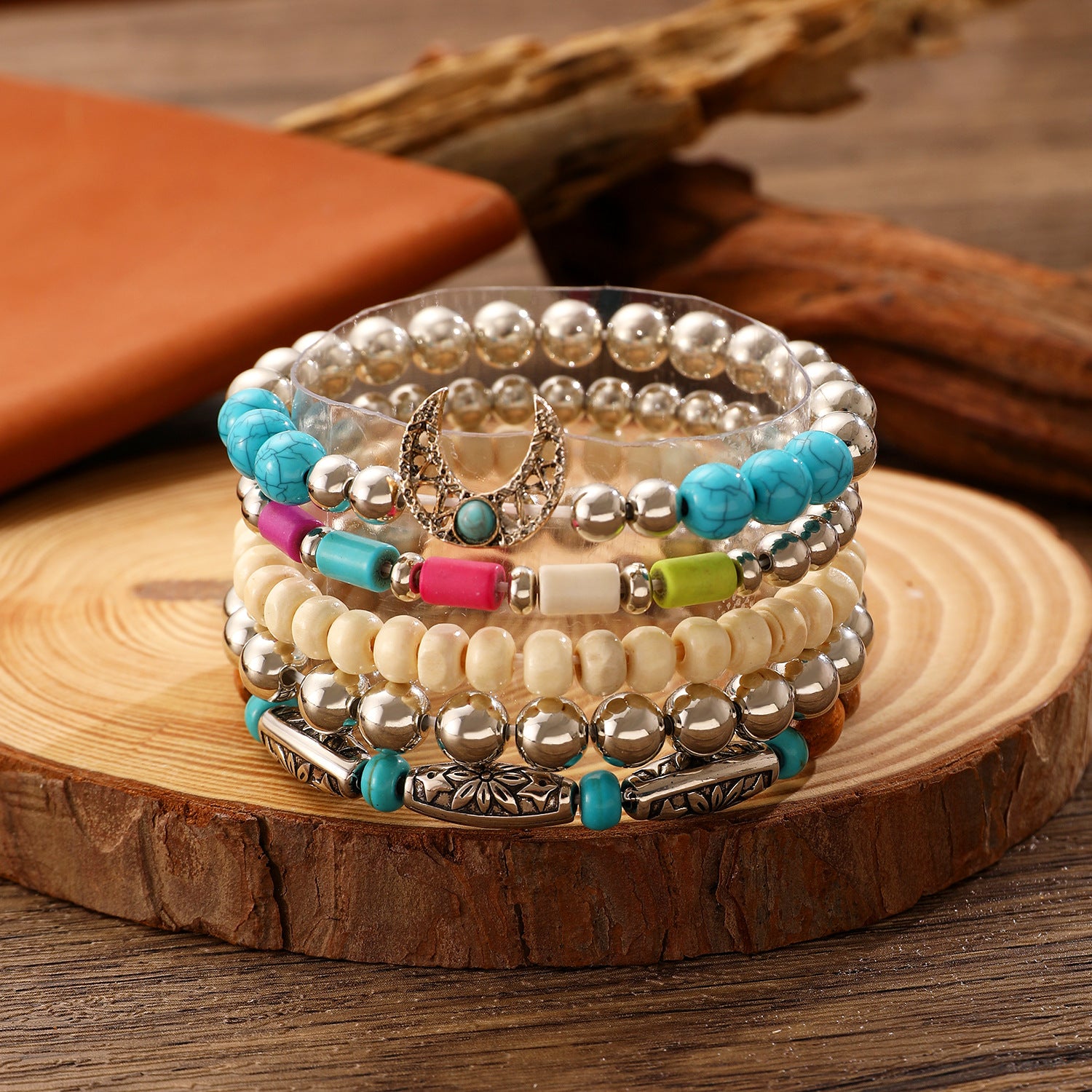 Wholesale Bohemian style turquoise bracelet Layered Bracelet Set