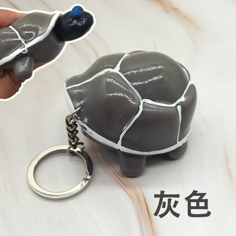 Wholesale Creative Decompression Venting Squeeze Turtle Hand Squeeze Venting Ball Keychain