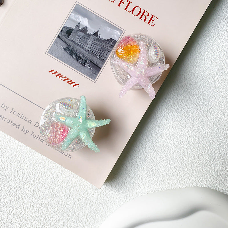 Wholesale Plastic Summer Ocean Shell Phone Airbag Holder