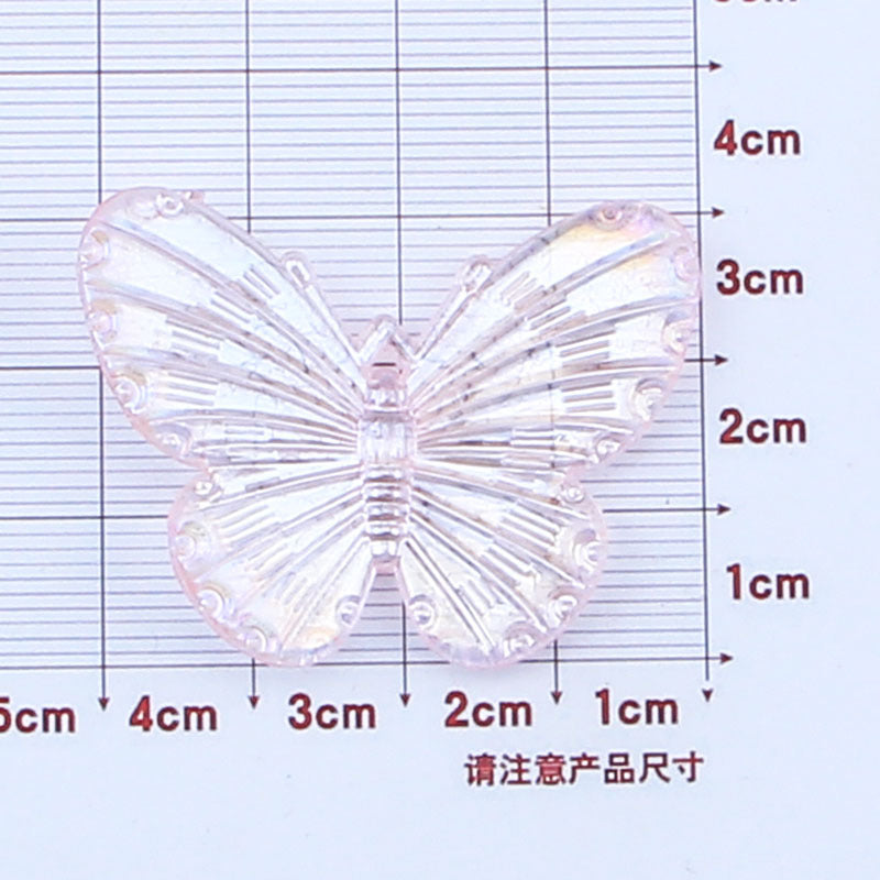 Wholesale Laser Butterfly Resin Cream Glue Phone Case