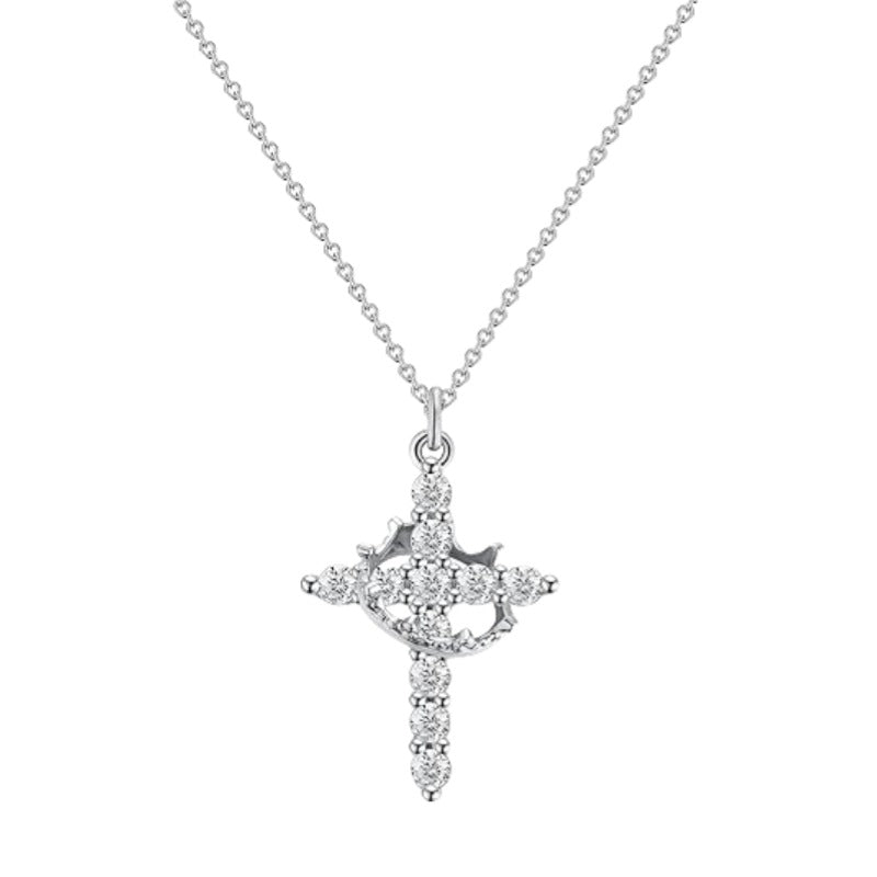 Wholesale  Crown Cross Necklace