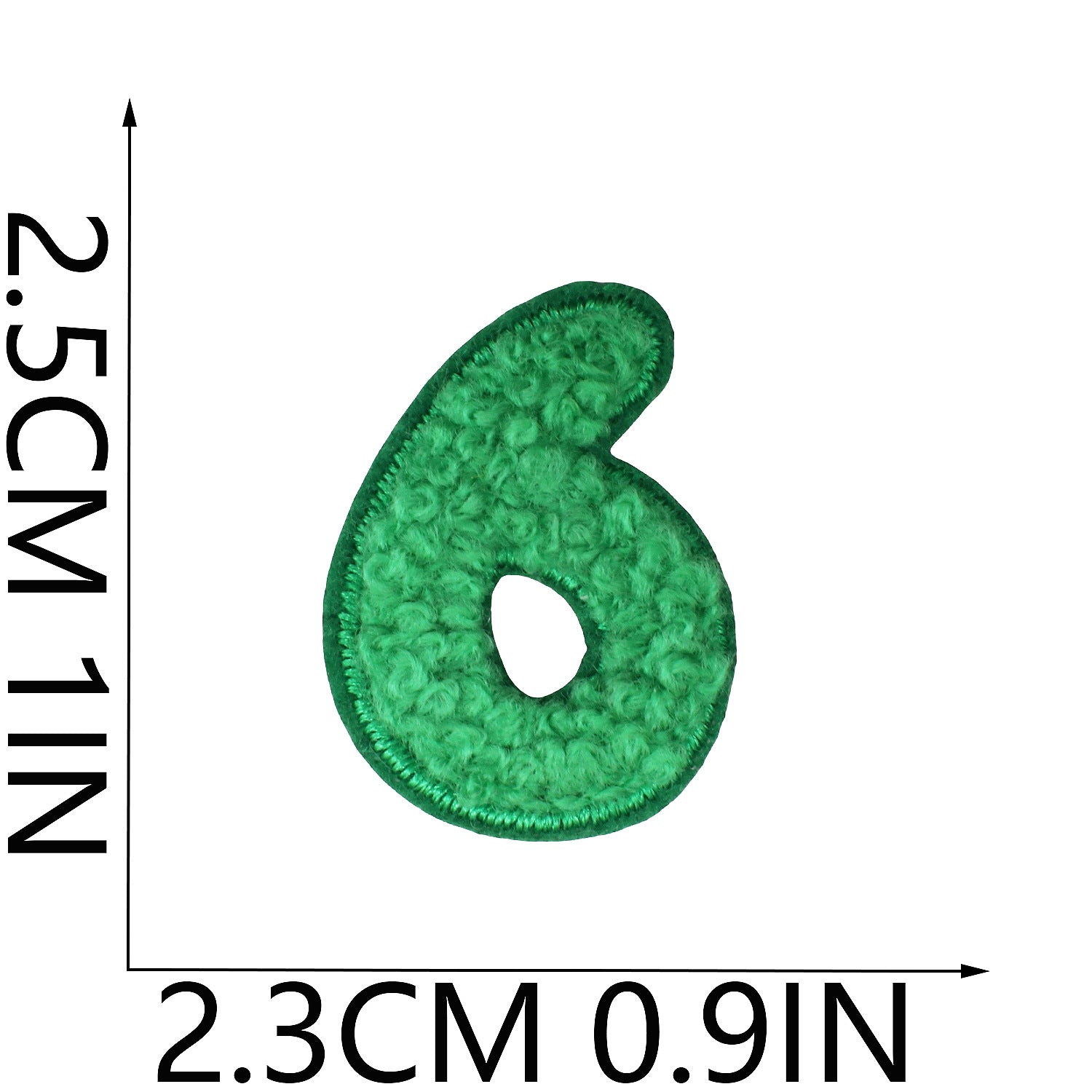 Wholesale Trendy Chenille Embroidered Alphabet Number Patches Iron On DIY Decorative Accessory For Clothing Bags Boutique Resale
