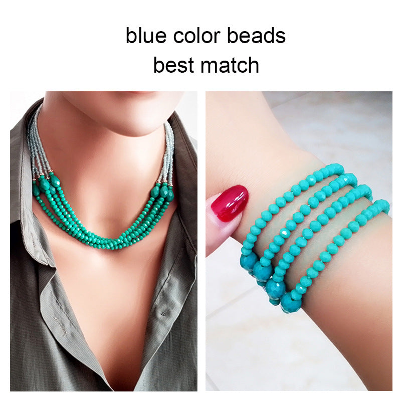 Wholesale Rhinestone Magnetic Clasp Teardrop-shaped Crystal Bracelet Necklace