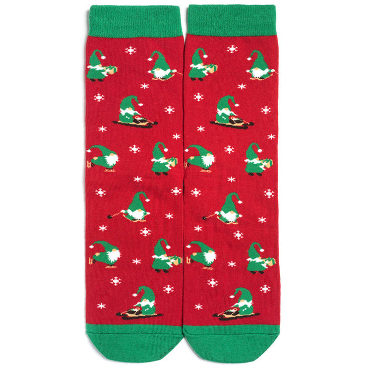 Wholesale Christmas Couple Cotton Socks