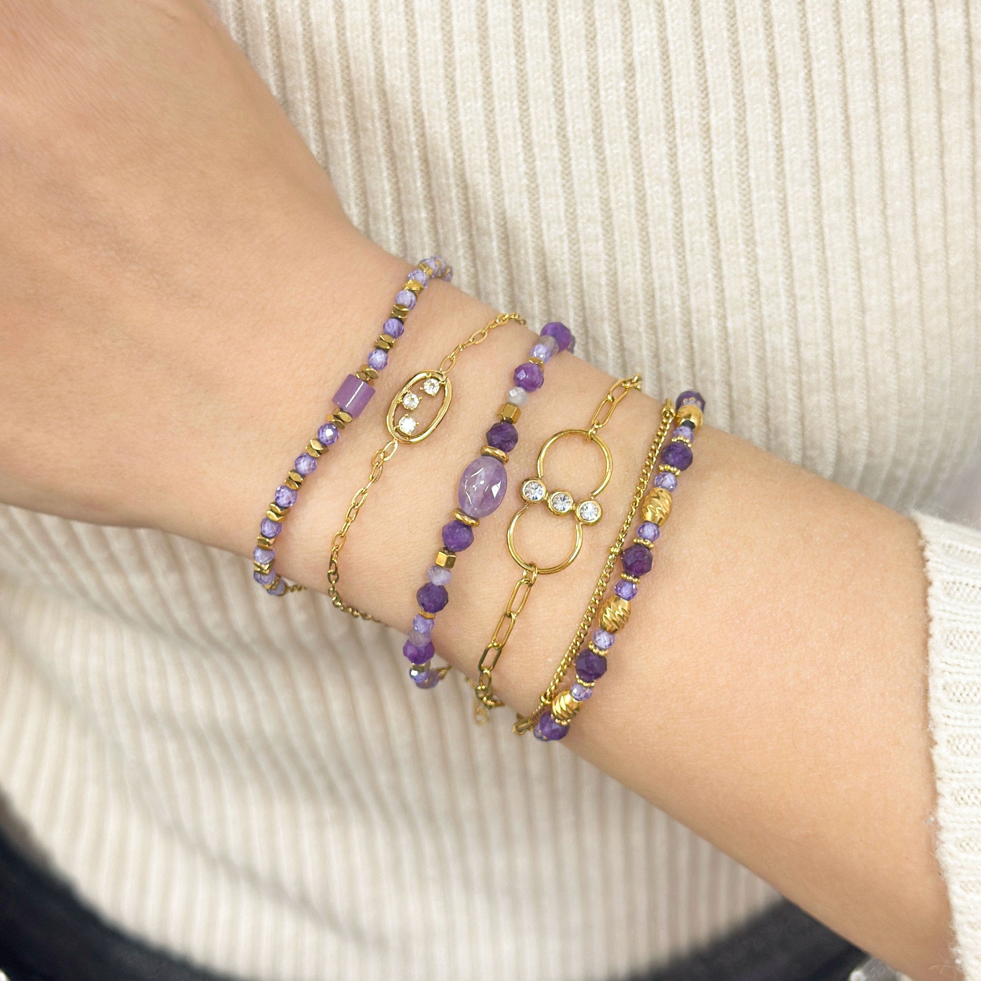 Wholesale natural jasper stone bracelet