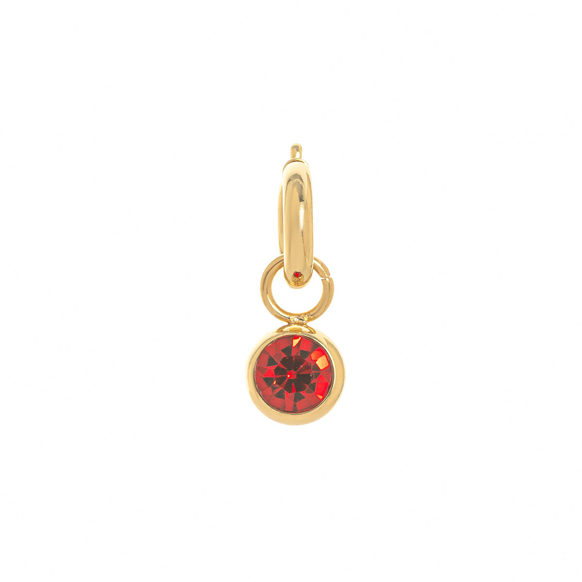 Wholesale Simple Twelve Birthstones Light Luxury Palm Moon Tai Chi Planet Gold-plated Pendant