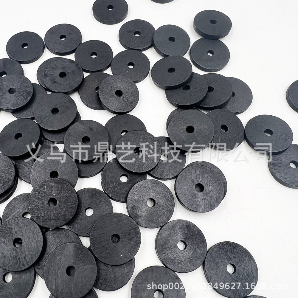 Wholesale 100pcs/pack Christmas Wooden Beads Snowman Beads