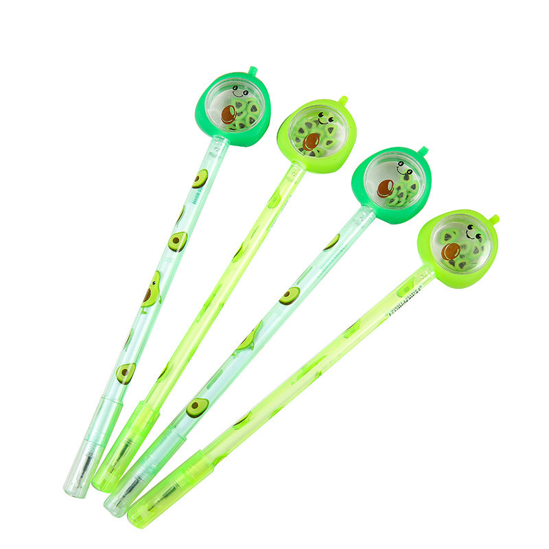 Wholesale Plastic Pineapple Sequins Rollerball Pen