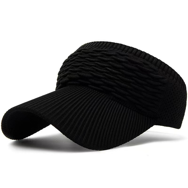 Wholesale Empty Top Hat Summer Outdoor Sports Knitted Sun Hat