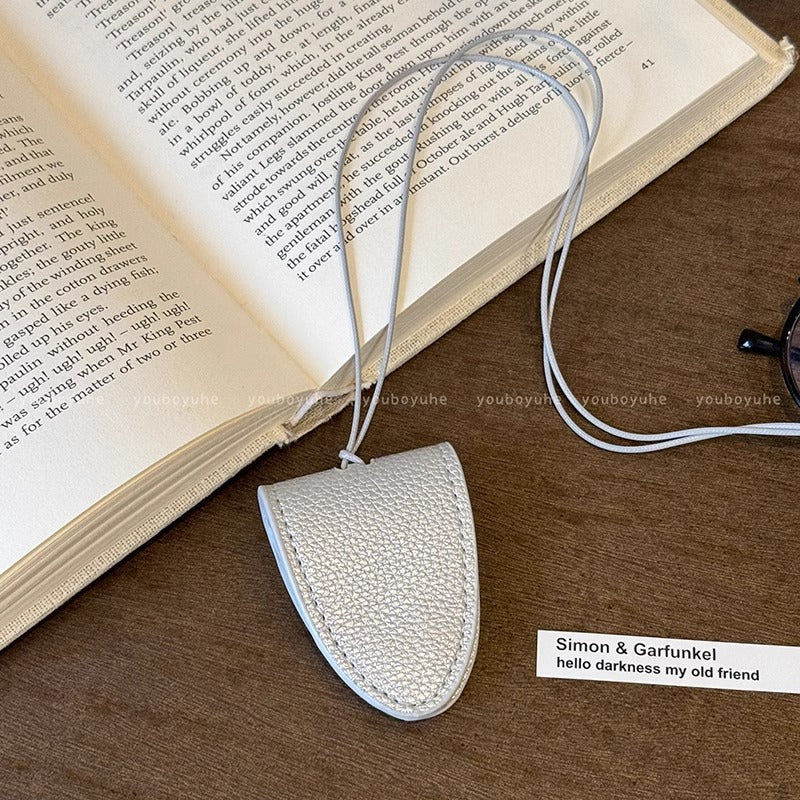 Wholesale Dopamine leather magnetic neck hanging glasses bag necklace