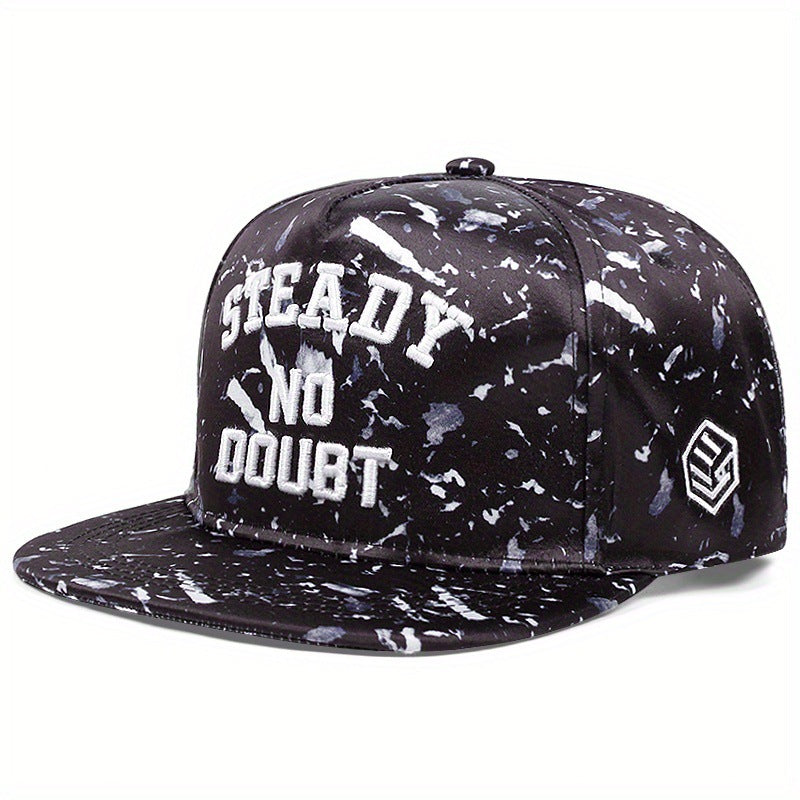 Wholesale Camouflage Street Embroidery Lettering Flat Brim Baseball Cap