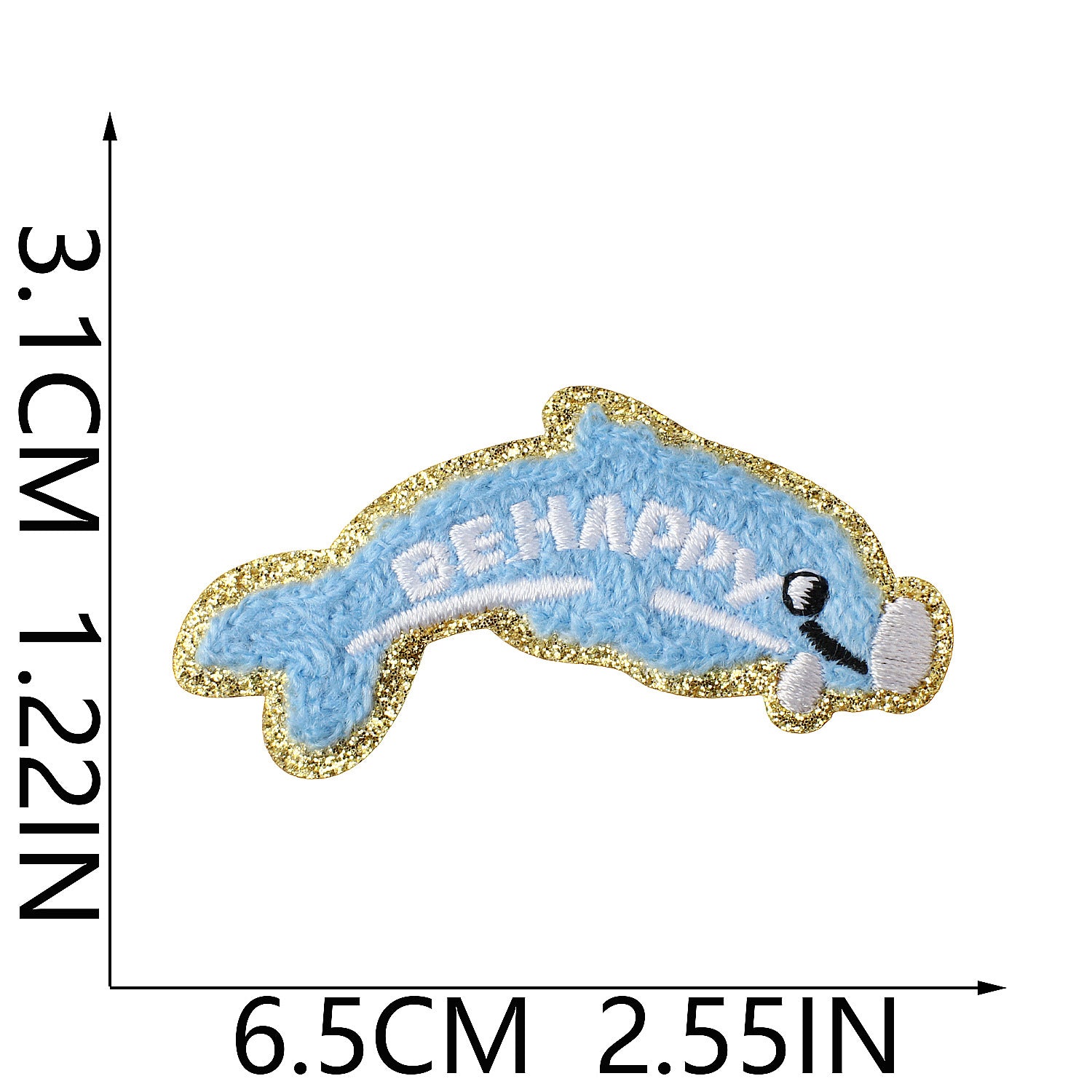 Wholesale Trendy Glitter Embroidered Iron On Patch Summer Beach Party Design For Swimwear Towels And Clothing