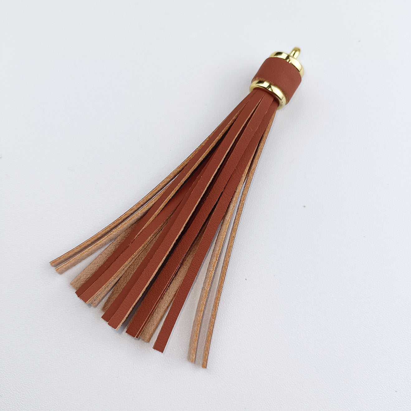 Wholesale Leopard Print PU Leather Tassel Printed Pendant Keychain Accessories