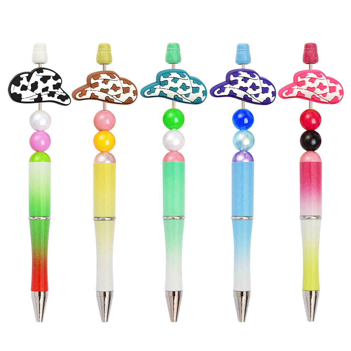 Wholesale Random100pcs/pack DIY Pen Beads High-Value Student Stationery Jewelry