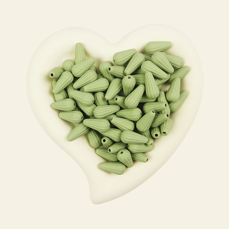 Wholesale 10PCS 22mm Monochrome DIY Accessories Silicone Beads