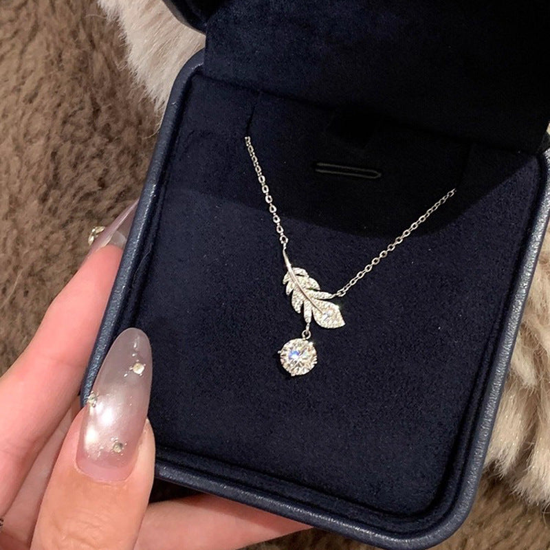 Wholesale Silver skirt with hollowed out umbrella skirt Titanium Steel Necklace