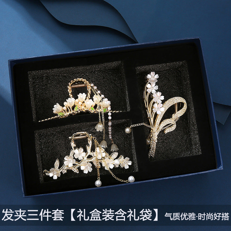 Wholesale Women's Grab Hairpin Antique Hair Accessories Birthday Valentine's Day Gift