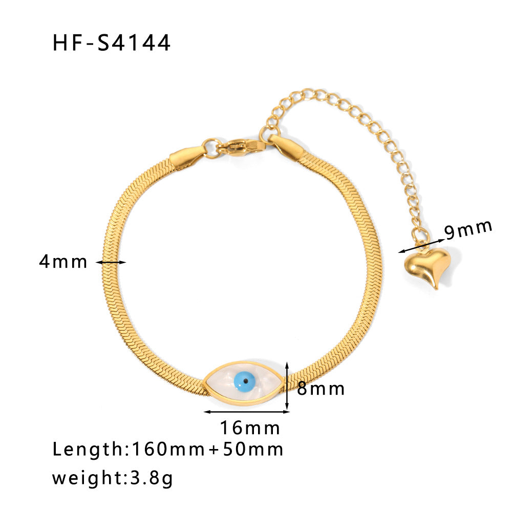 Wholesale Diamond Chain Heart Shaped Pearl Pendant Bracelet