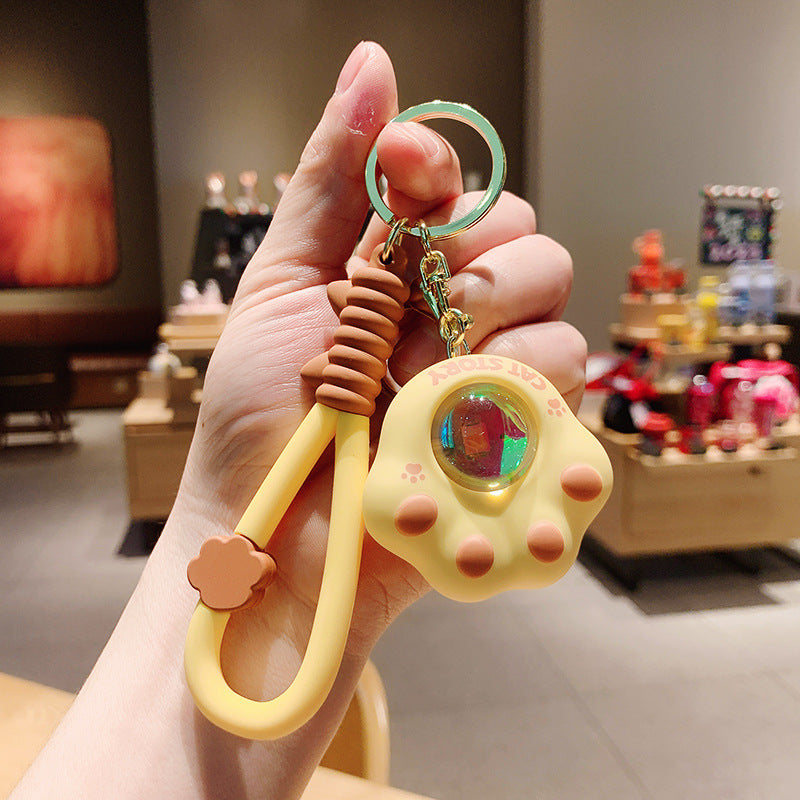 llavero de garra de gato acrílico acrílico al por mayor