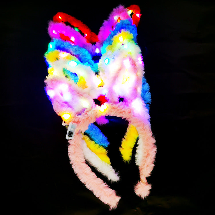 Wholesale Luminous Crown Ear Iron Headband