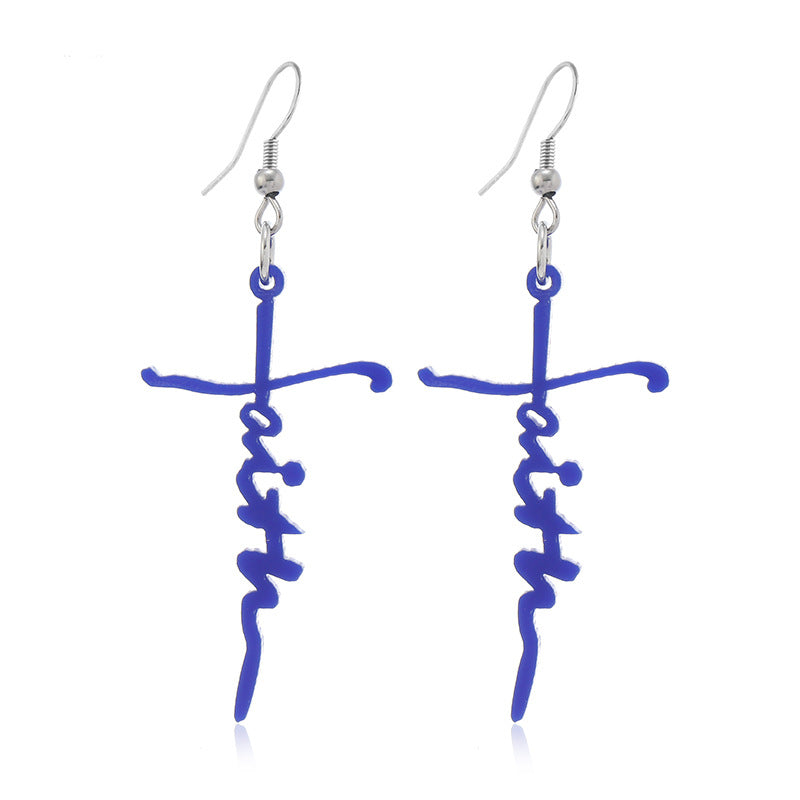 Wholesale New Acrylic Pumpkin Bat Cut-out Earrings for Halloween