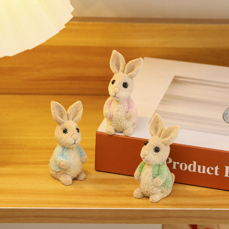 Wholesale Cartoon Rabbit Resin Ornaments