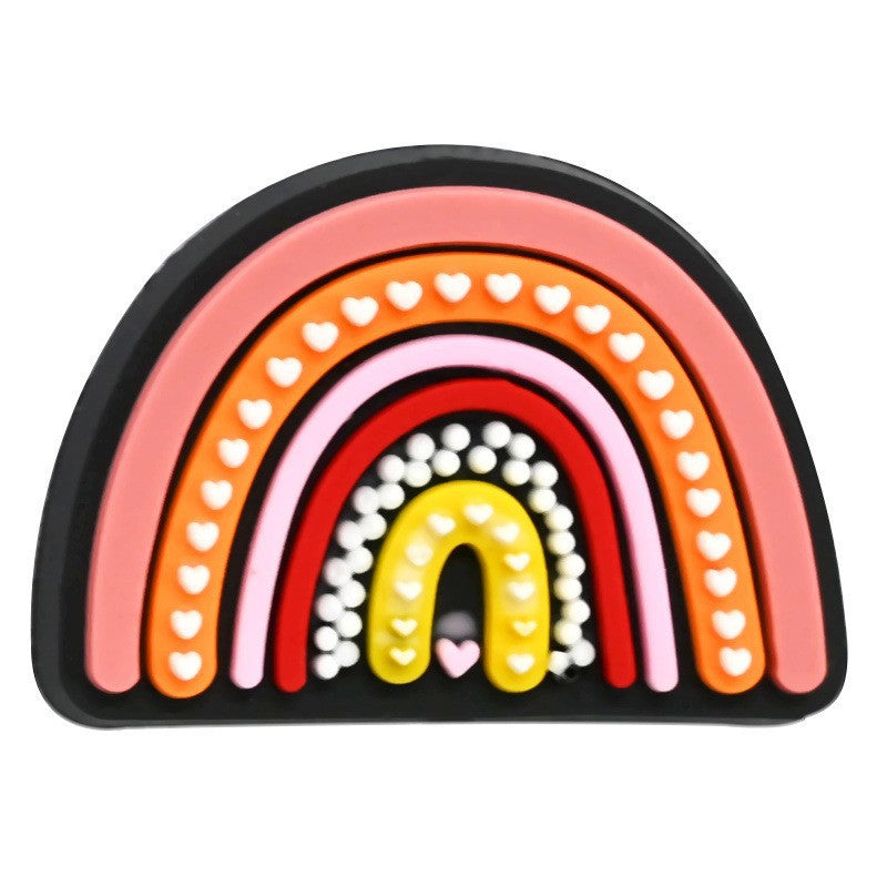 Wholesale Random 100pcs  Cartoon Love and Peace  Focal Beads