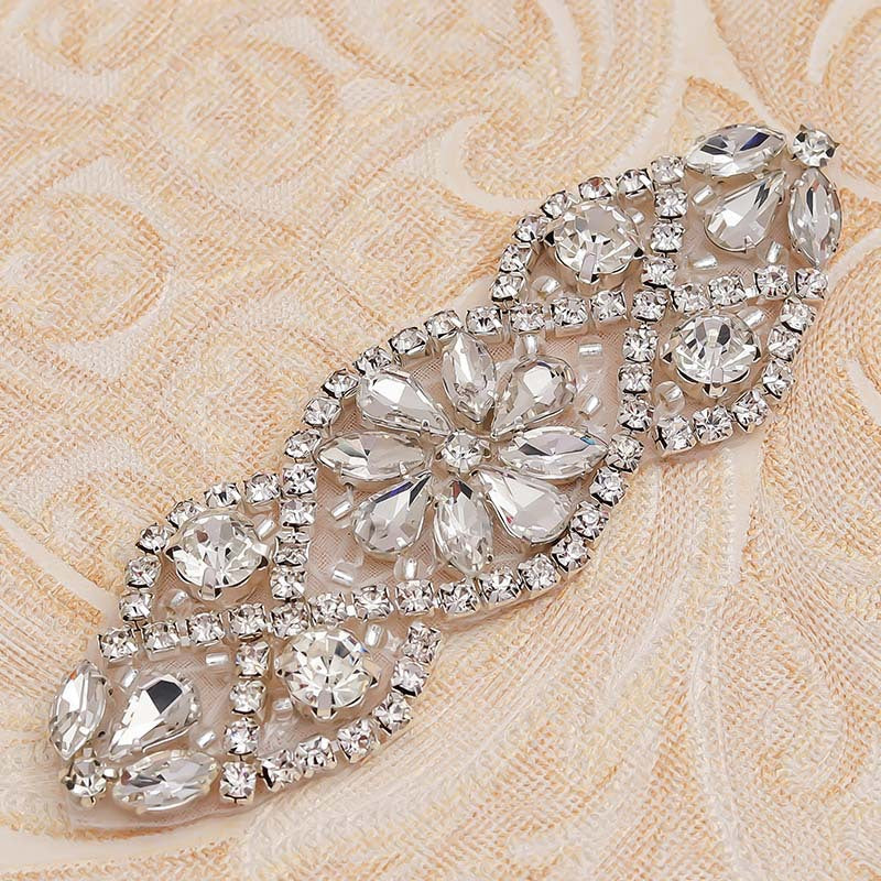 Wholesale Rhinestone decal crystal backing adhesive DIY Patches