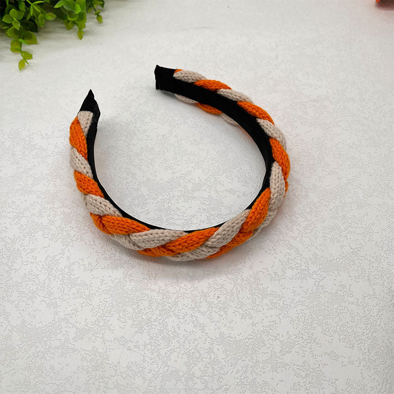 Wholesale  crocheted twist hairband wholesale  high-grade hair accessories