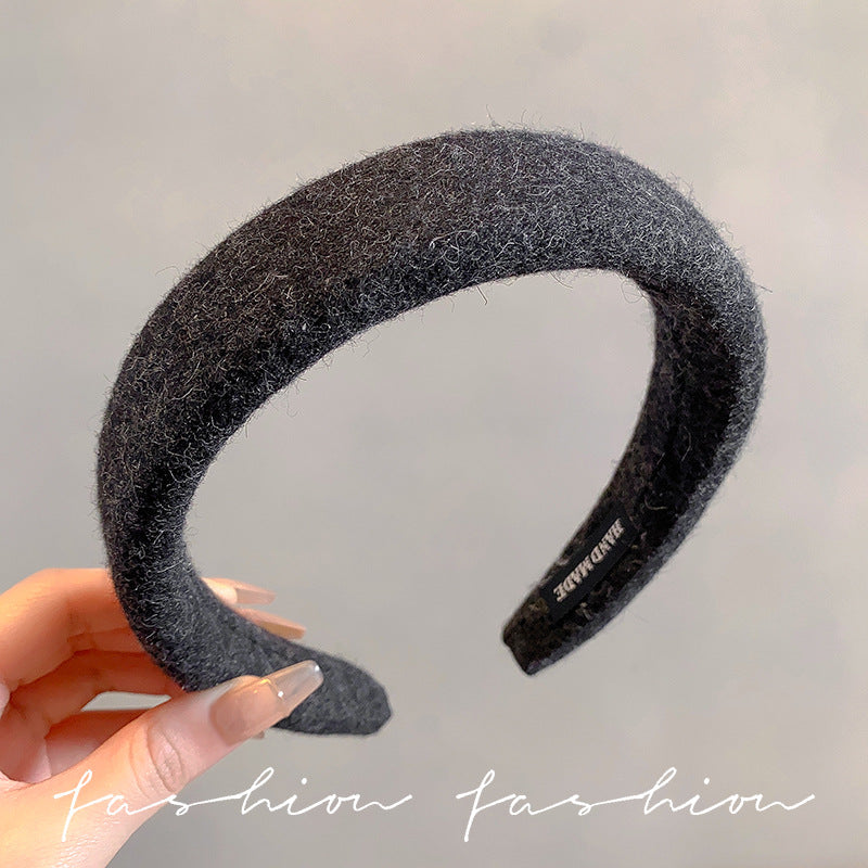 Wholesale Grey wide bow headband