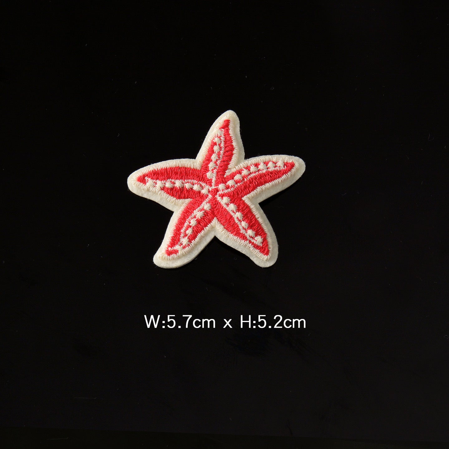 Wholesale Chic Sequin Embroidered Cartoon Starfish Patch DIY Decorative Sew On Applique For Bags Towels Clothing Repair